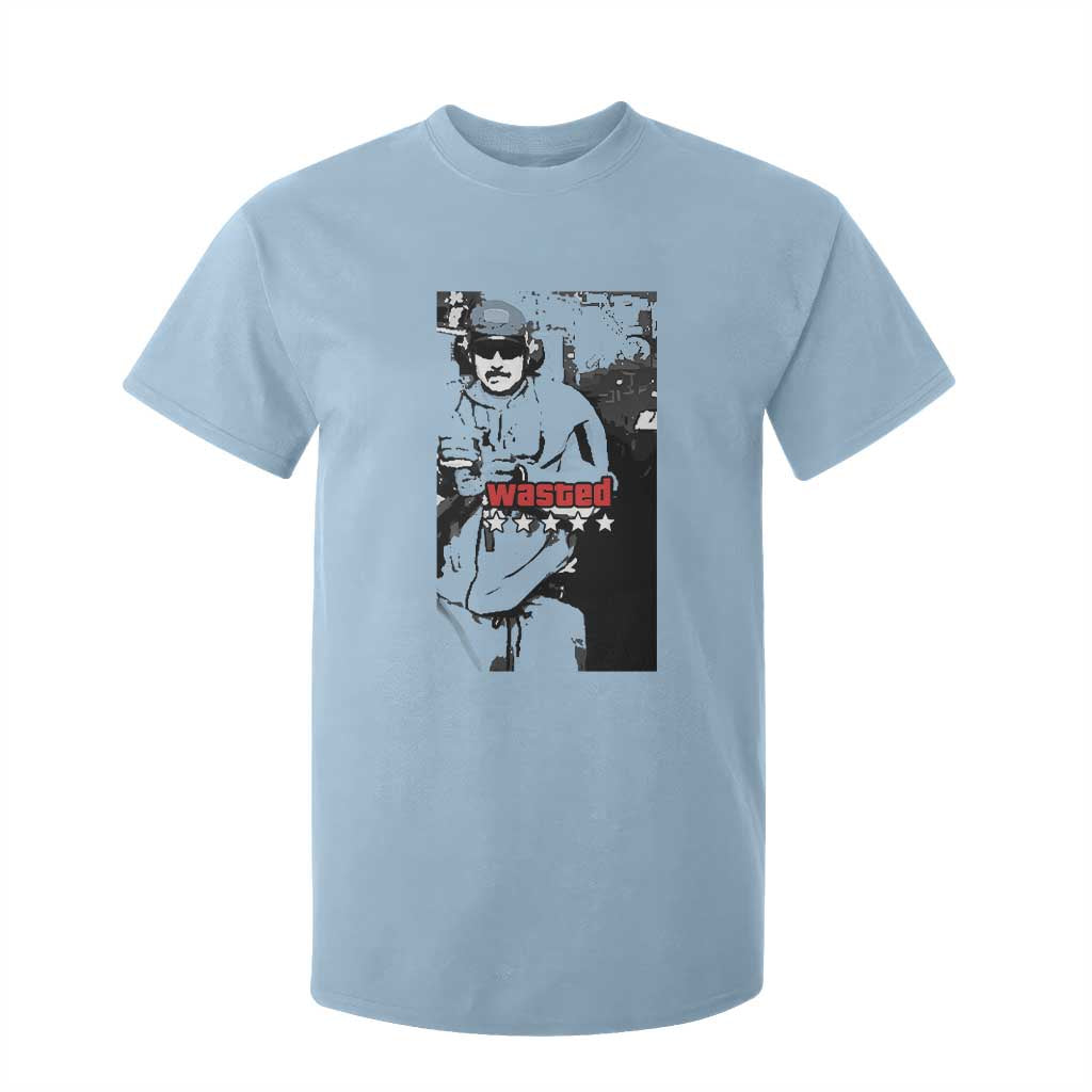 Wasted Maduro Meme T Shirt For Kid Dictators Downfall Political Satire GTA Style TS02 Light Blue Print Your Wear