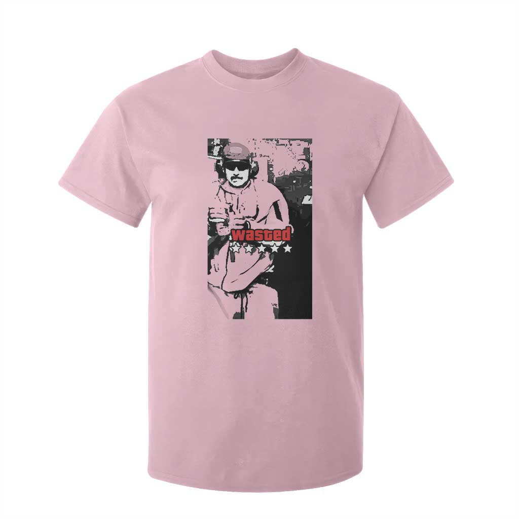 Wasted Maduro Meme T Shirt For Kid Dictators Downfall Political Satire GTA Style TS02 Light Pink Print Your Wear