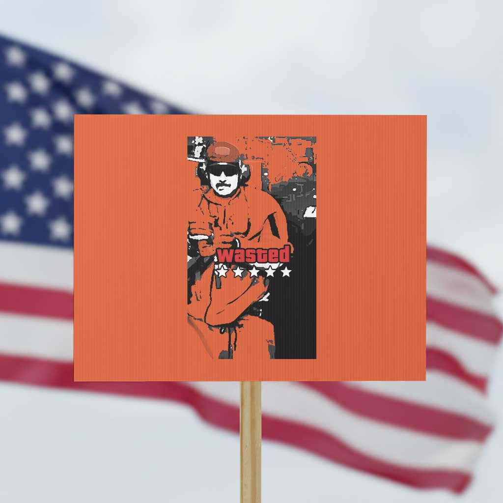Wasted Maduro Meme Protest Sign Dictator’s Downfall Political Satire GTA Style TS02 Horizontal 18