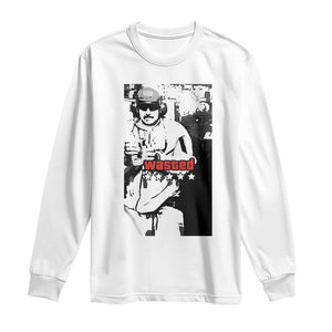Wasted Maduro Meme Long Sleeve Shirt Dictators Downfall Political Satire GTA Style TS02 White Print Your Wear