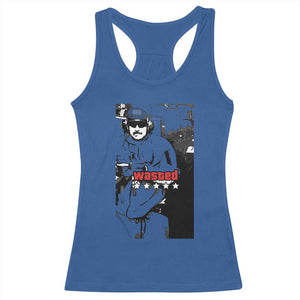 Wasted Maduro Meme Racerback Tank Top Dictators Downfall Political Satire GTA Style TS02 Royal Blue Print Your Wear