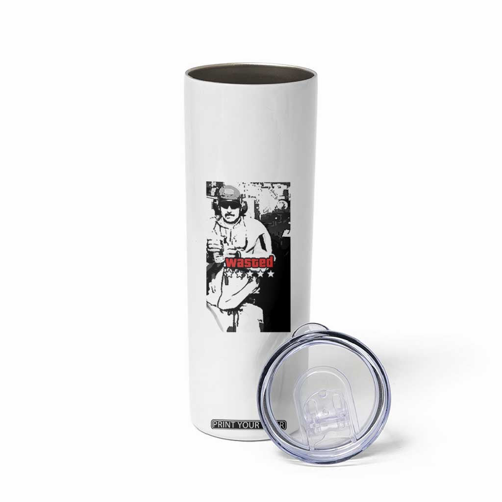 Wasted Maduro Meme Skinny Tumbler Dictators Downfall Political Satire GTA Style TS02 Print Your Wear