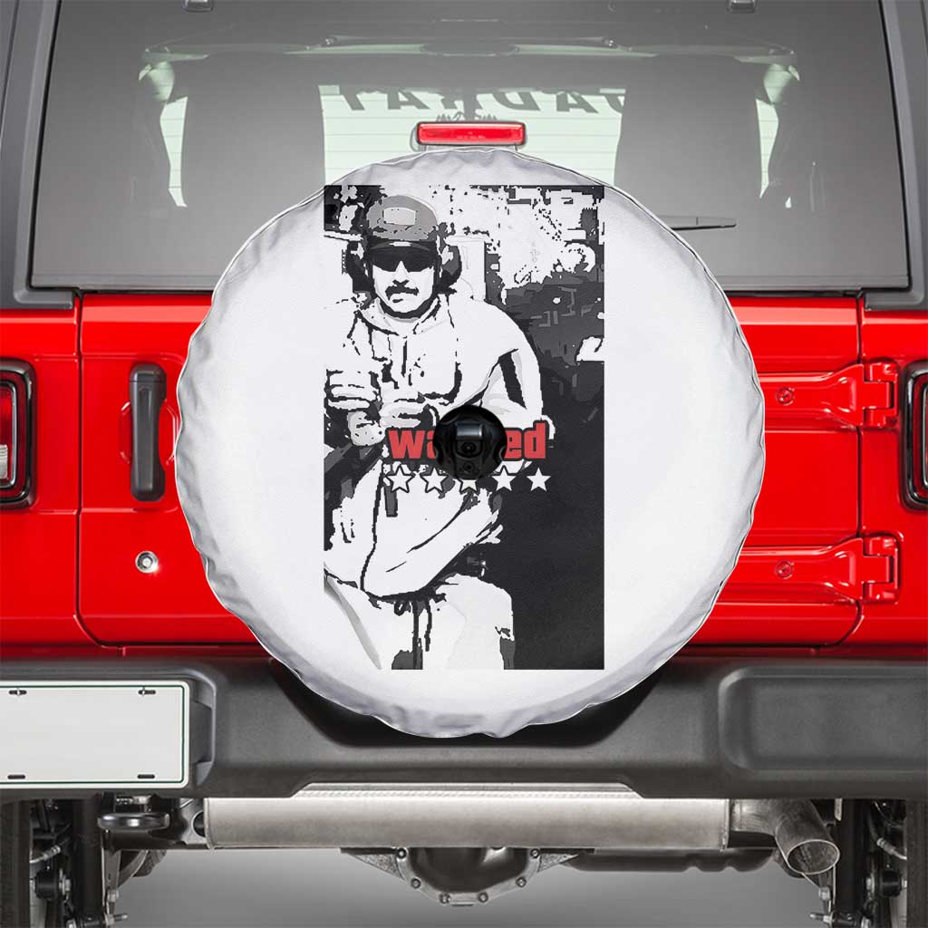 Wasted Maduro Meme Spare Tire Cover Dictators Downfall Political Satire GTA Style TS02 White Print Your Wear
