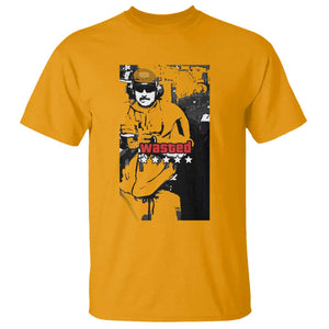 Wasted Maduro Meme T Shirt Dictators Downfall Political Satire GTA Style TS02 Gold Print Your Wear