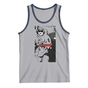 Wasted Maduro Meme Tank Top Dictators Downfall Political Satire GTA Style TS02 Athletic Heather Navy Print Your Wear