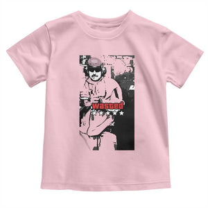 Wasted Maduro Meme Toddler T Shirt Dictators Downfall Political Satire GTA Style TS02 Light Pink Print Your Wear
