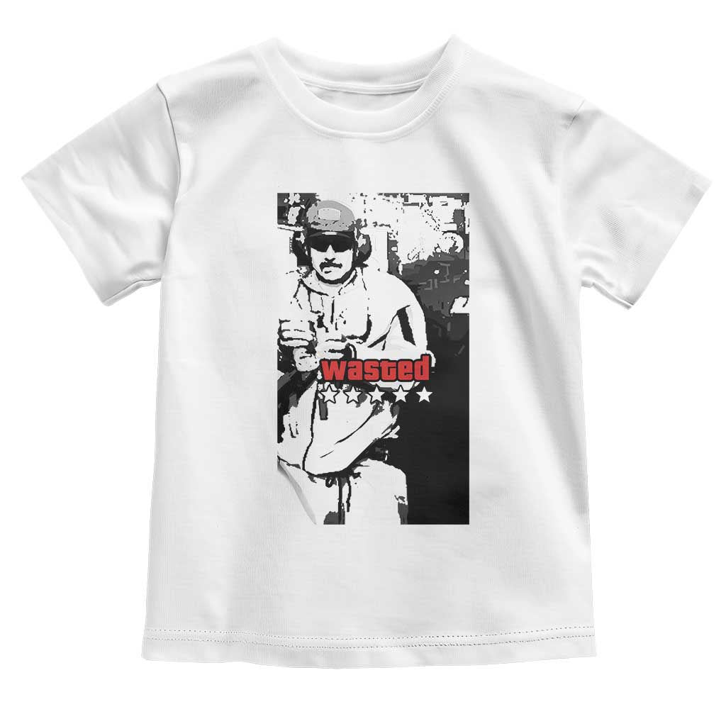 Wasted Maduro Meme Toddler T Shirt Dictators Downfall Political Satire GTA Style TS02 White Print Your Wear