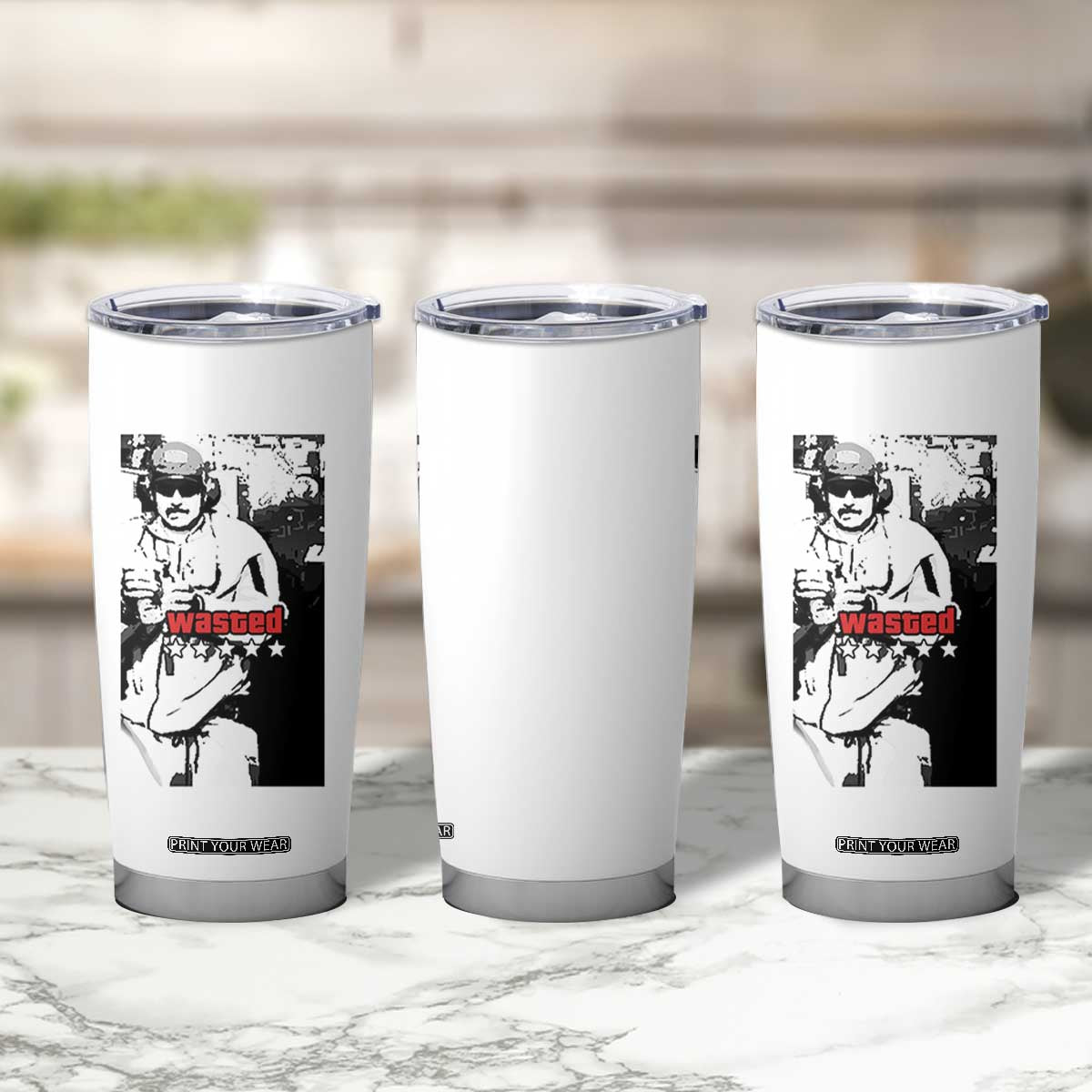 Wasted Maduro Meme Tumbler Cup Dictators Downfall Political Satire GTA Style TS02 Print Your Wear