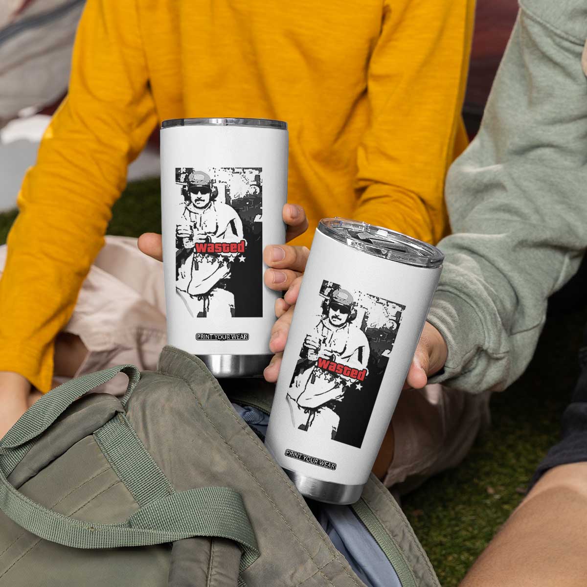 Wasted Maduro Meme Tumbler Cup Dictators Downfall Political Satire GTA Style TS02 Print Your Wear