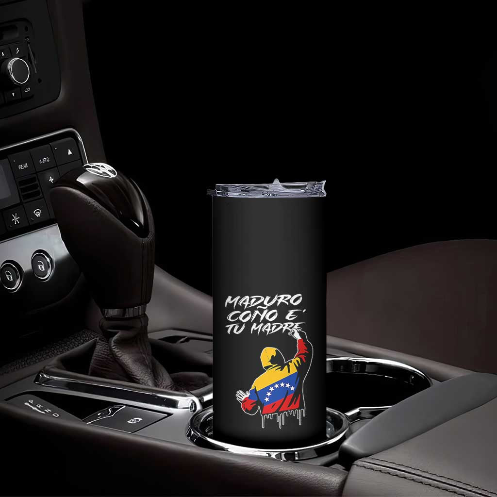 Maduro Cono e Tu Madre Skinny Tumbler Venezuelan Protest Graffiti Graphic TS02 Print Your Wear
