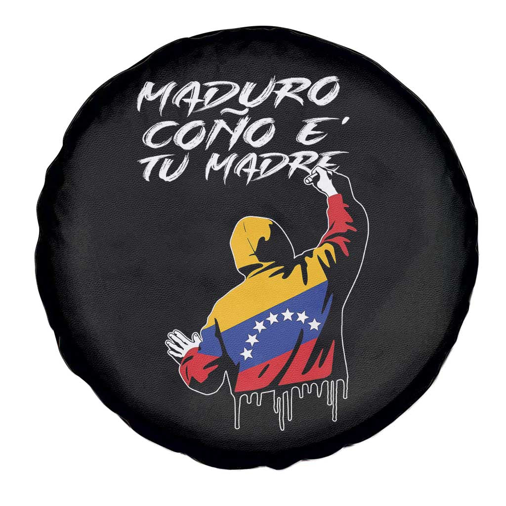 Maduro Cono e Tu Madre Spare Tire Cover Venezuelan Protest Graffiti Graphic TS02 Print Your Wear