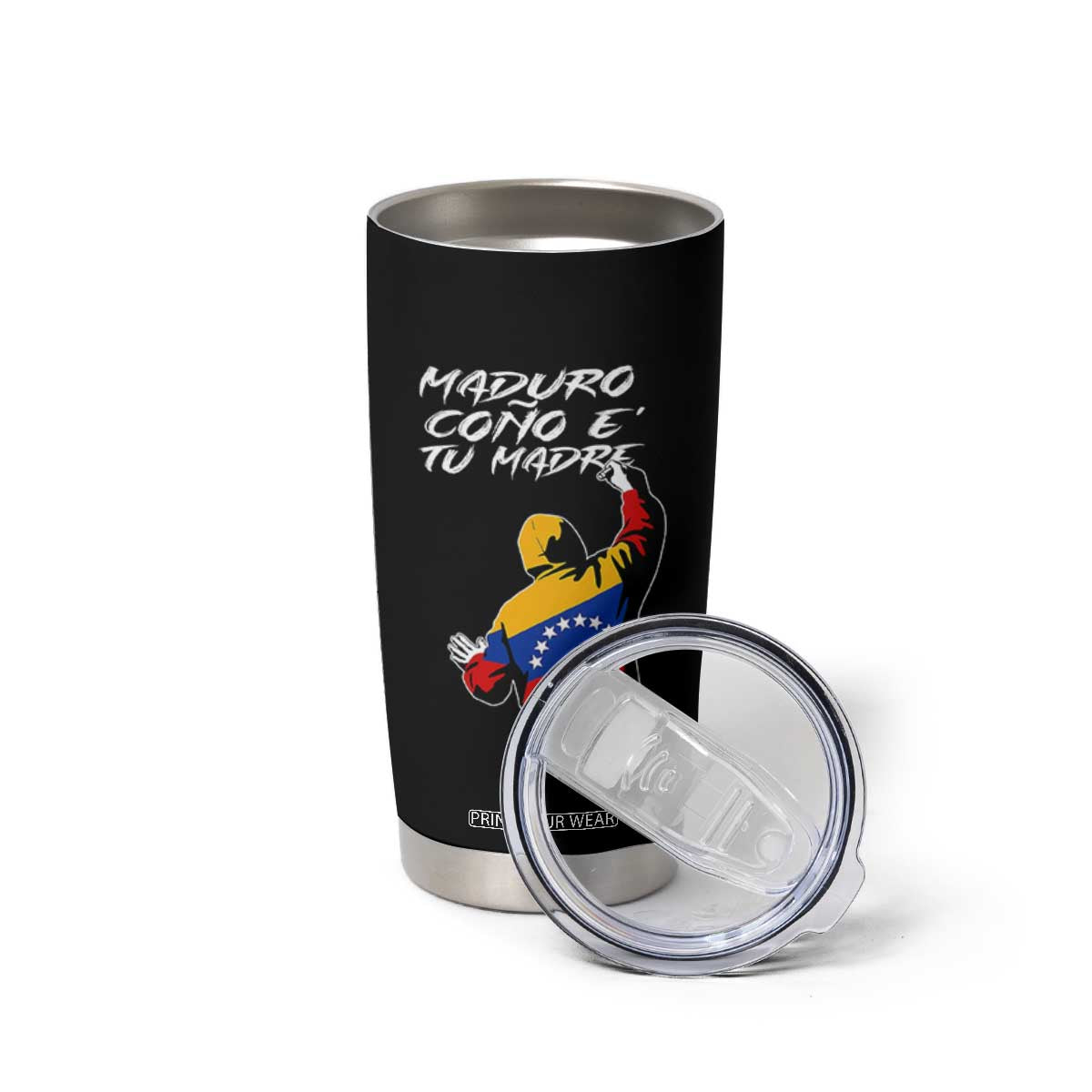 Maduro Cono e Tu Madre Tumbler Cup Venezuelan Protest Graffiti Graphic TS02 Print Your Wear