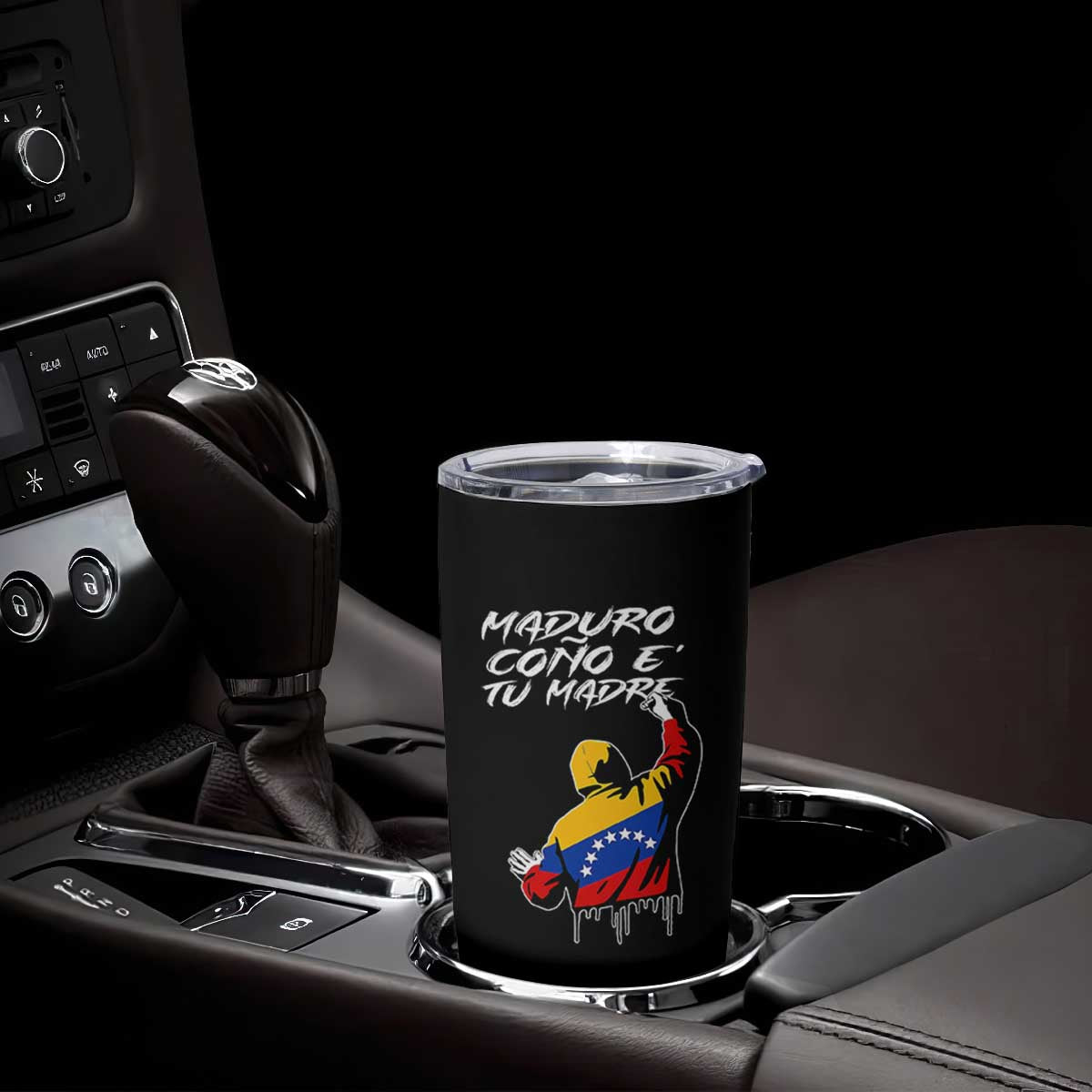 Maduro Cono e Tu Madre Tumbler Cup Venezuelan Protest Graffiti Graphic TS02 Print Your Wear
