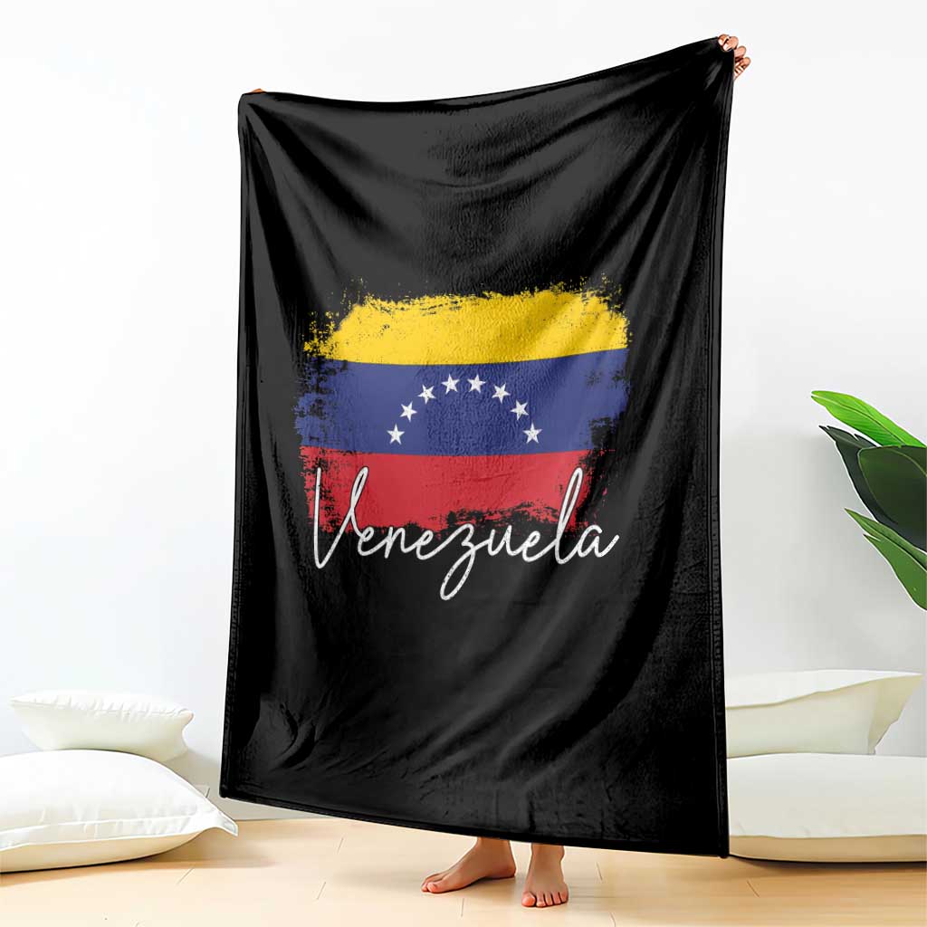 Venezuela Flag Pride Patriotic Throw Blanket for Venezuelan Roost TS02 Print Your Wear