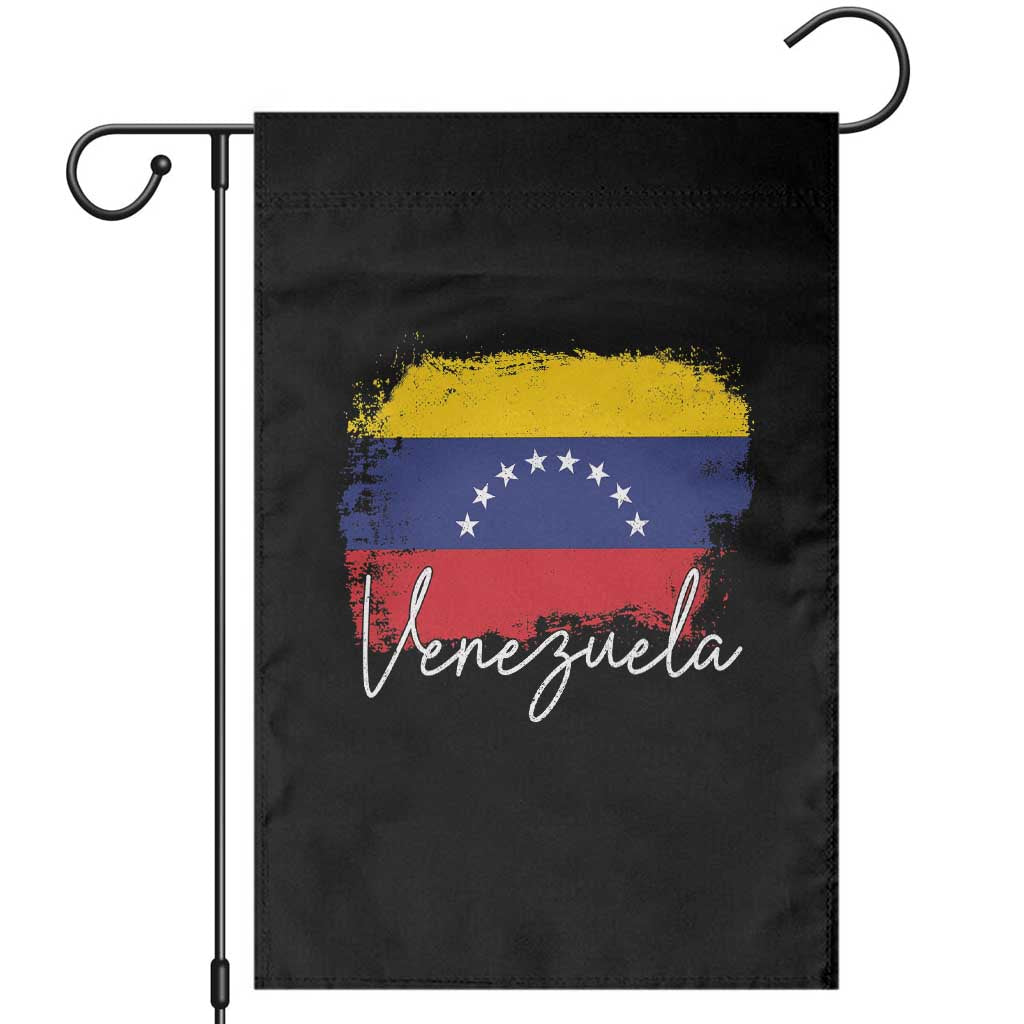 Venezuela Flag Pride Patriotic Garden Flag for Venezuelan Roost TS02 Black Print Your Wear