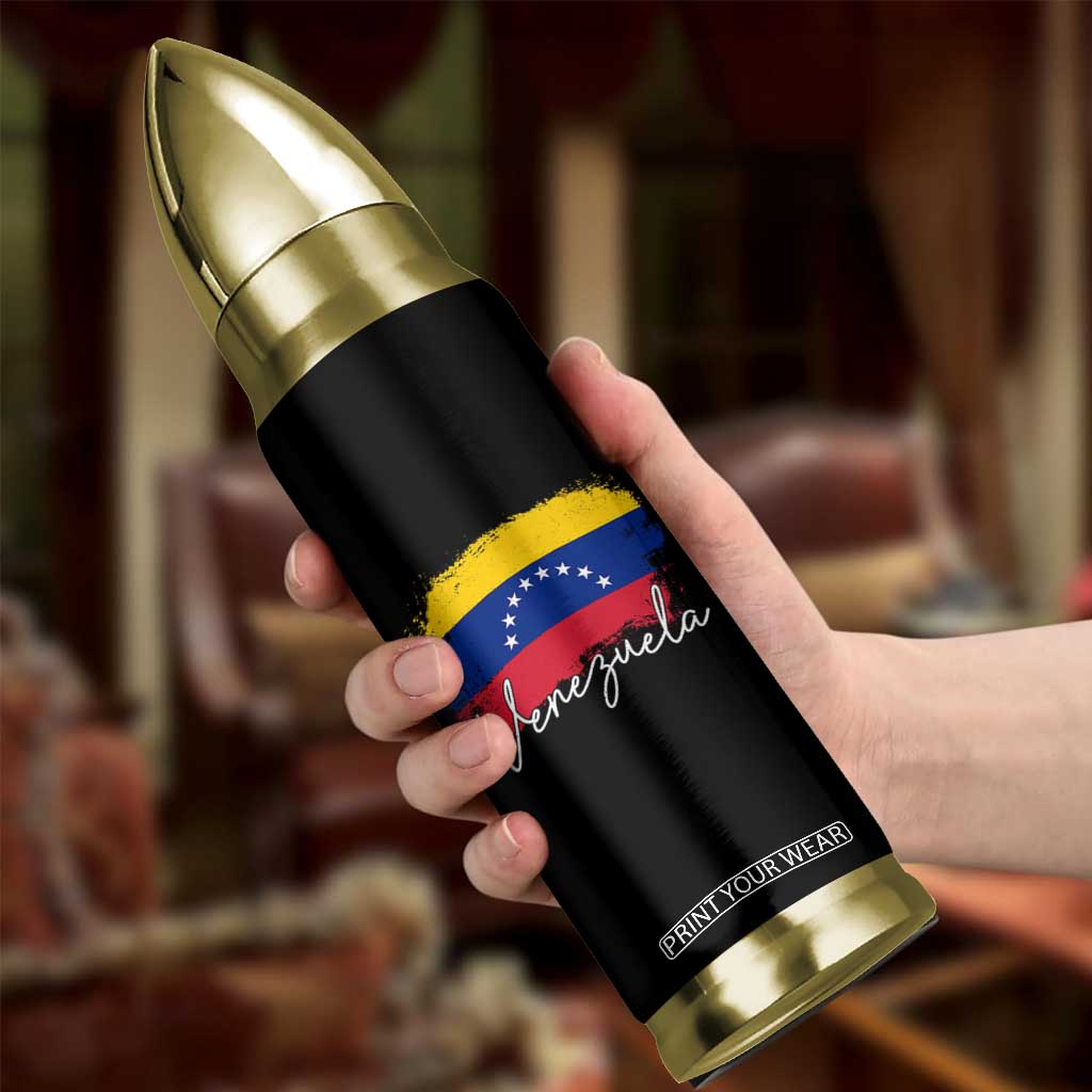 Venezuela Flag Pride Patriotic Bullet Tumbler for Venezuelan Roost TS02 Print Your Wear