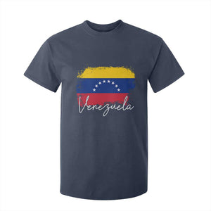 Venezuela Flag Pride Patriotic T Shirt For Kid for Venezuelan Roost TS02 Navy Print Your Wear