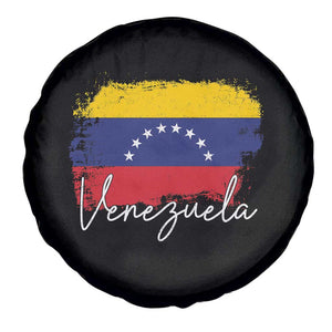 Venezuela Flag Pride Patriotic Spare Tire Cover for Venezuelan Roost TS02 Print Your Wear