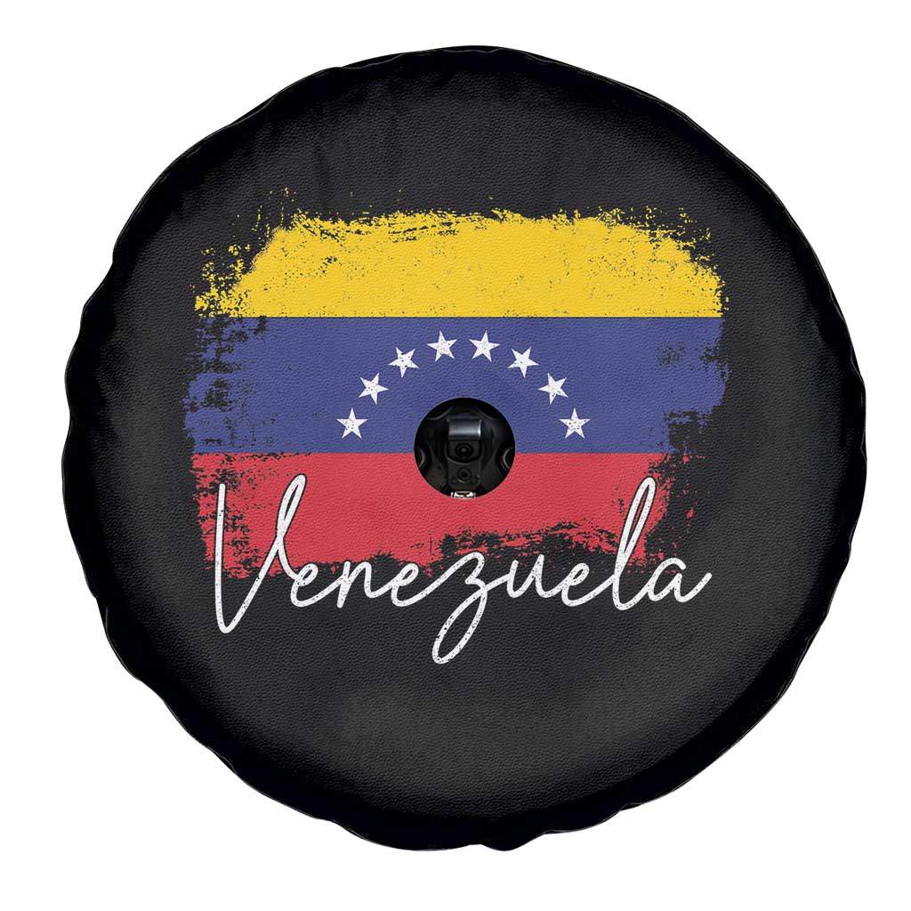 Venezuela Flag Pride Patriotic Spare Tire Cover for Venezuelan Roost TS02 Print Your Wear