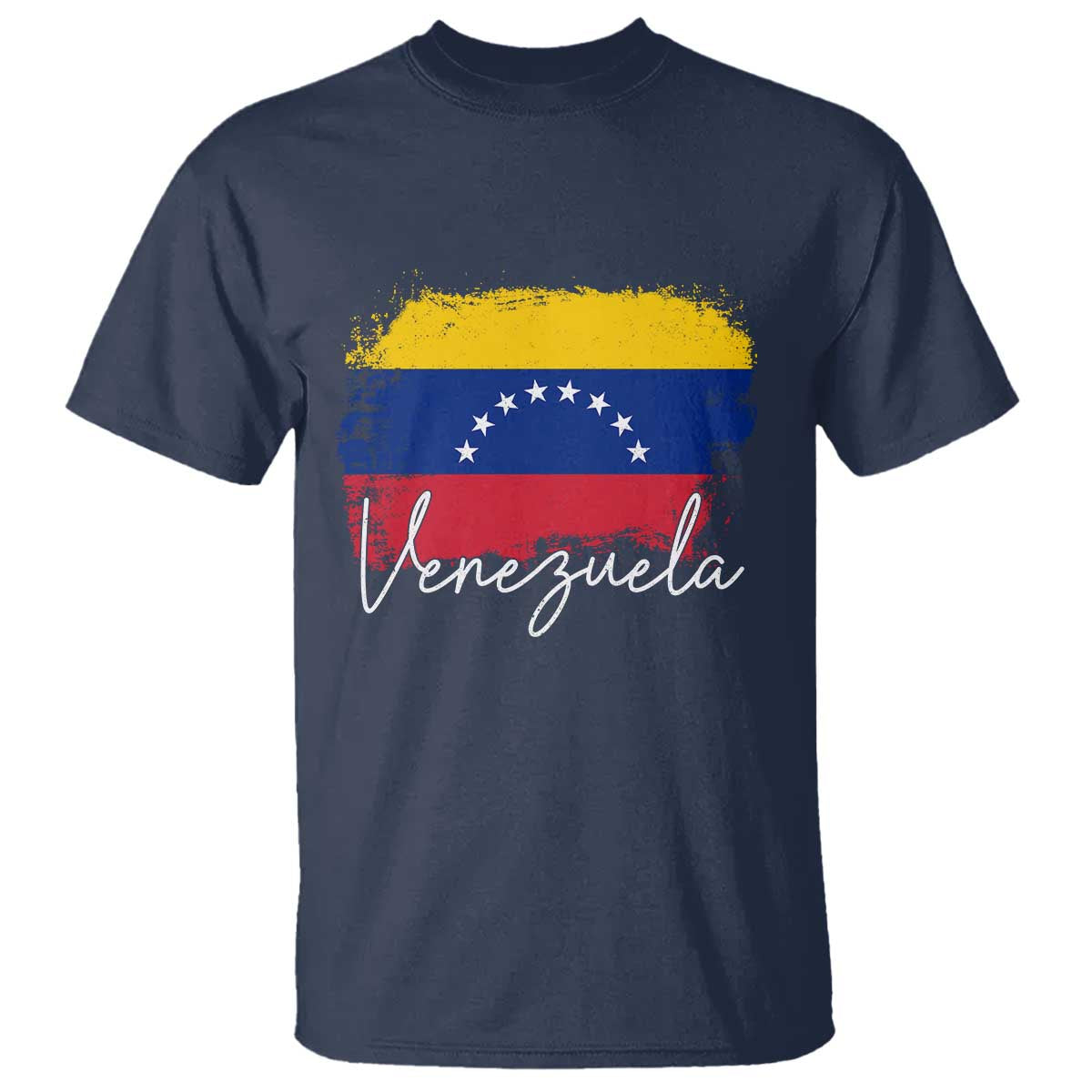 Venezuela Flag Pride Patriotic T Shirt for Venezuelan Roost TS02 Navy Print Your Wear
