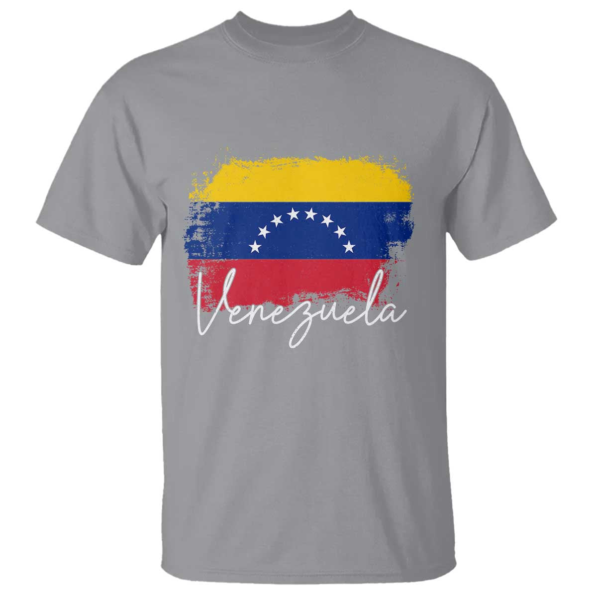 Venezuela Flag Pride Patriotic T Shirt for Venezuelan Roost TS02 Sport Gray Print Your Wear