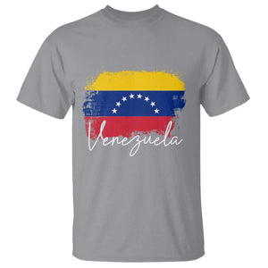 Venezuela Flag Pride Patriotic T Shirt for Venezuelan Roost TS02 Sport Gray Print Your Wear