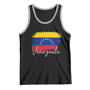 Venezuela Flag Pride Patriotic Tank Top for Venezuelan Roost TS02 Black Athletic Heather Print Your Wear