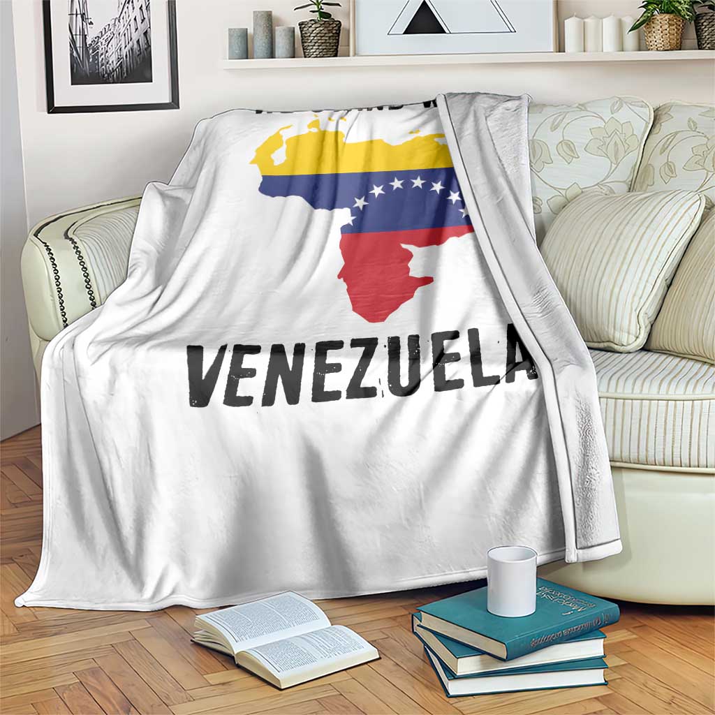We Stand With Venezuela Throw Blanket Venezuelan Flag Unity Graphic TS02 Print Your Wear