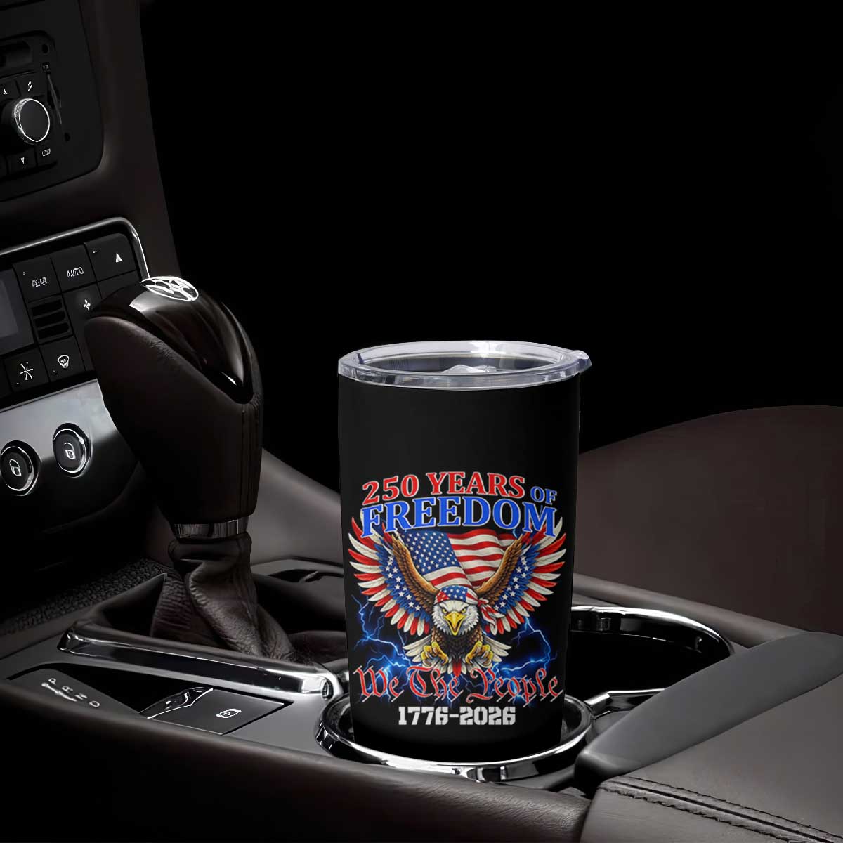 250 Years of Freedom 1776 2026 Patriotic Eagle Tumbler Cup We The People USA Semiquincentennial TS02 Print Your Wear