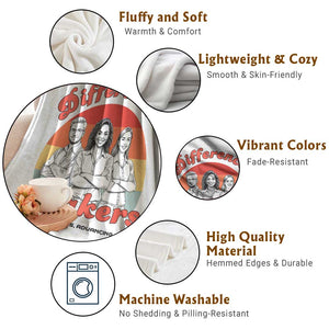 Difference Makers Teacher Appreciation Throw Blanket Empowering Minds & Advancing Equity Retro Educator TS02 Print Your Wear