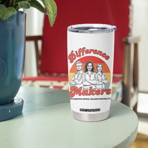 Difference Makers Teacher Appreciation Tumbler Cup Empowering Minds & Advancing Equity Retro Educator TS02 Print Your Wear