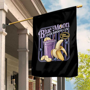 Blue Moon Over Brooklyn Banana Smoothie Aesthetic Garden Flag Extra Banana Hockey Romance Retro Style TS02 Print Your Wear