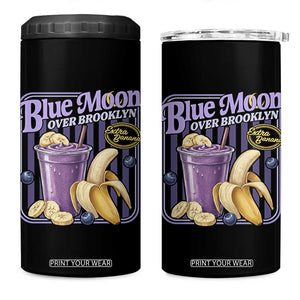 Blue Moon Over Brooklyn Banana Smoothie Aesthetic 4 in 1 Can Cooler Tumbler Extra Banana Hockey Romance Retro Style TS02 One Size: 16 oz Black Print Your Wear