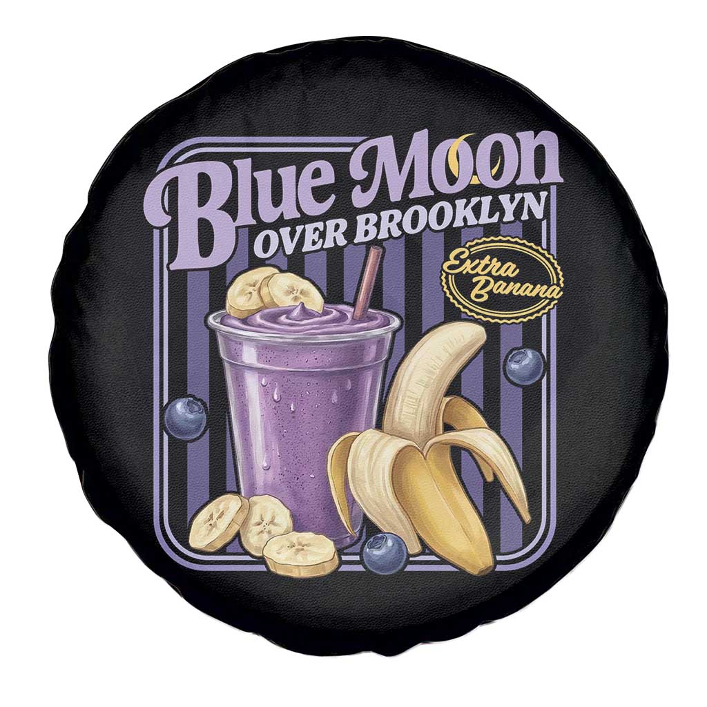 Blue Moon Over Brooklyn Banana Smoothie Aesthetic Spare Tire Cover Extra Banana Hockey Romance Retro Style TS02 Print Your Wear