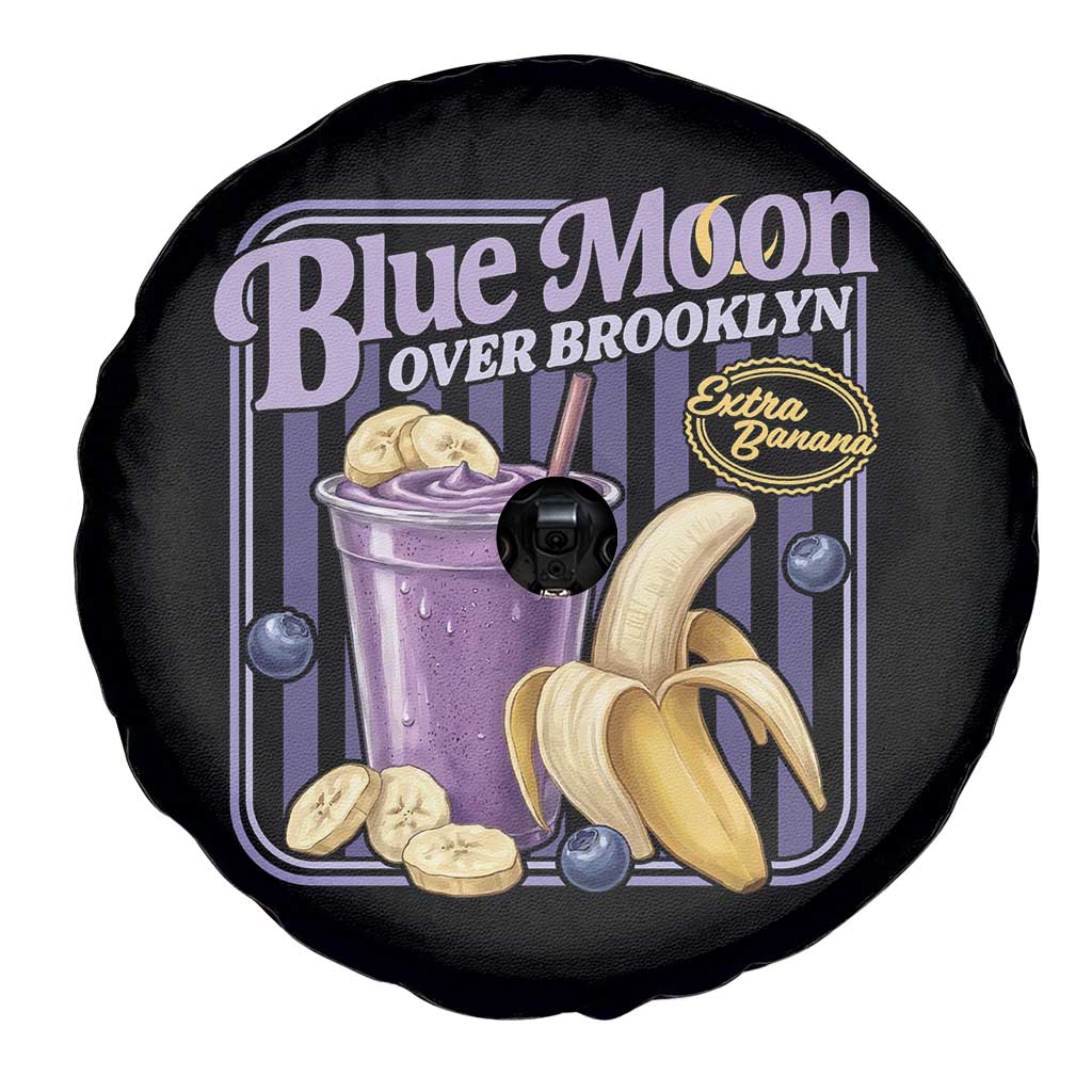 Blue Moon Over Brooklyn Banana Smoothie Aesthetic Spare Tire Cover Extra Banana Hockey Romance Retro Style TS02 Print Your Wear