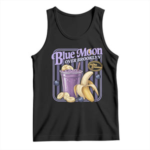 Blue Moon Over Brooklyn Banana Smoothie Aesthetic Tank Top Extra Banana Hockey Romance Retro Style TS02 Black Print Your Wear