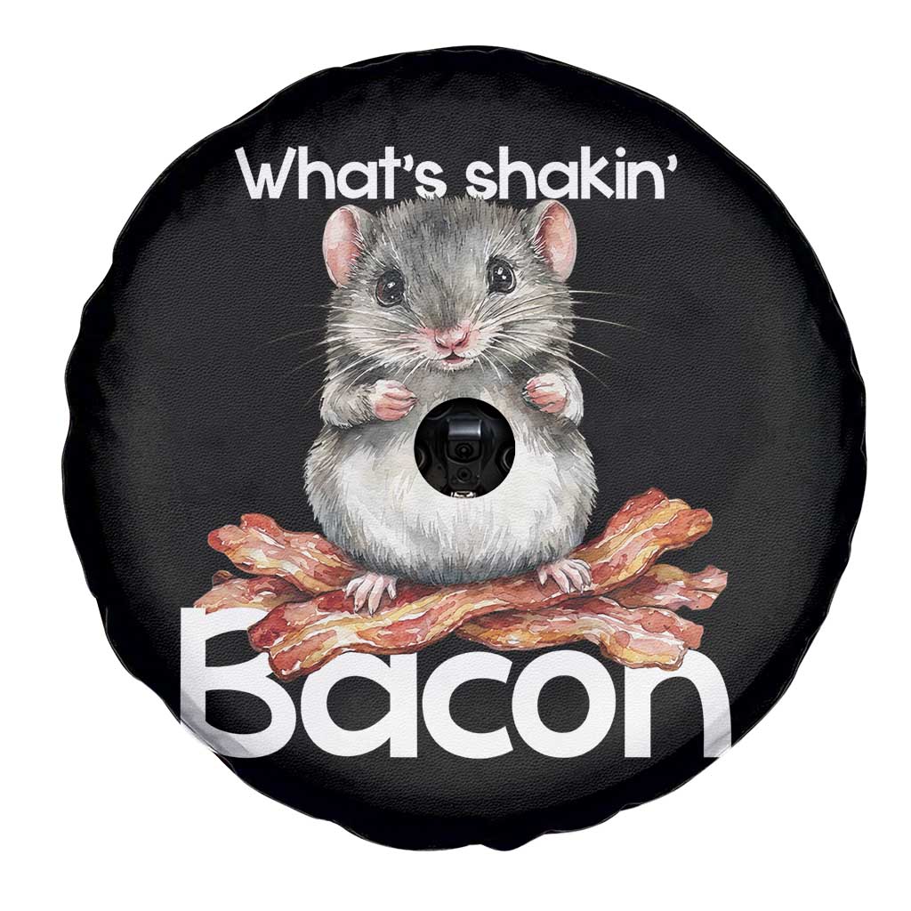 What is Shakin Bacon Funny Mouse Spare Tire Cover Pun Animal Humor TS02 Print Your Wear