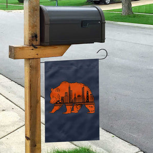 Chicago Skyline Bear Garden Flag Windy City Pride True Lover Sports Fan TS02 Print Your Wear