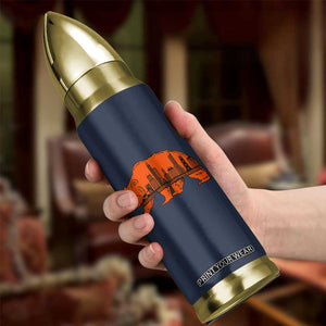 Chicago Skyline Bear Bullet Tumbler Windy City Pride True Lover Sports Fan TS02 Print Your Wear