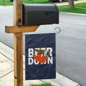 Funny Drinking Bear Beer Down Garden Flag Tailgate Gift for Football Fans TS02 Print Your Wear