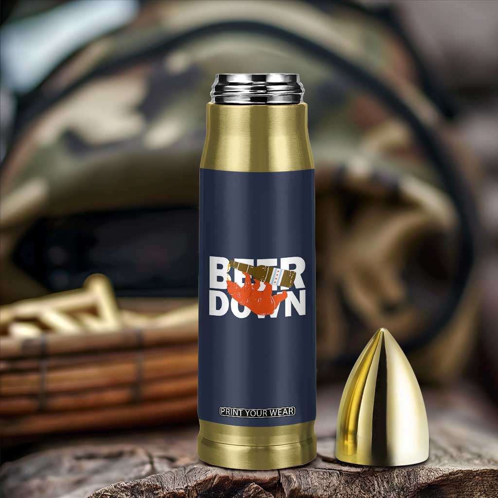 Funny Drinking Bear Beer Down Bullet Tumbler Tailgate Gift for Football Fans TS02 Print Your Wear