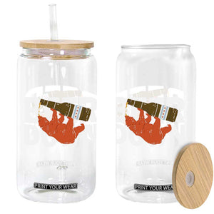 Funny Drinking Bear Beer Down Glass Can Tailgate Gift for Football Fans TS02 Print Your Wear