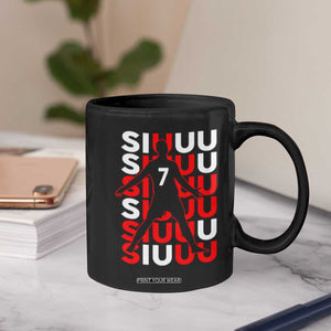 Siuuuu Celebration Number 7 Seven Soccer Fans Coffee Mug TS02 Print Your Wear