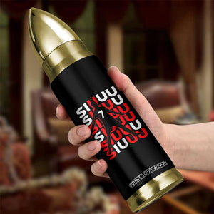 Siuuuu Celebration Number 7 Seven Soccer Fans Bullet Tumbler TS02 Print Your Wear