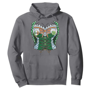 Funny St. Patricks Day Hoodie Women Leprechaun Costume TS02 Charcoal Printyourwear