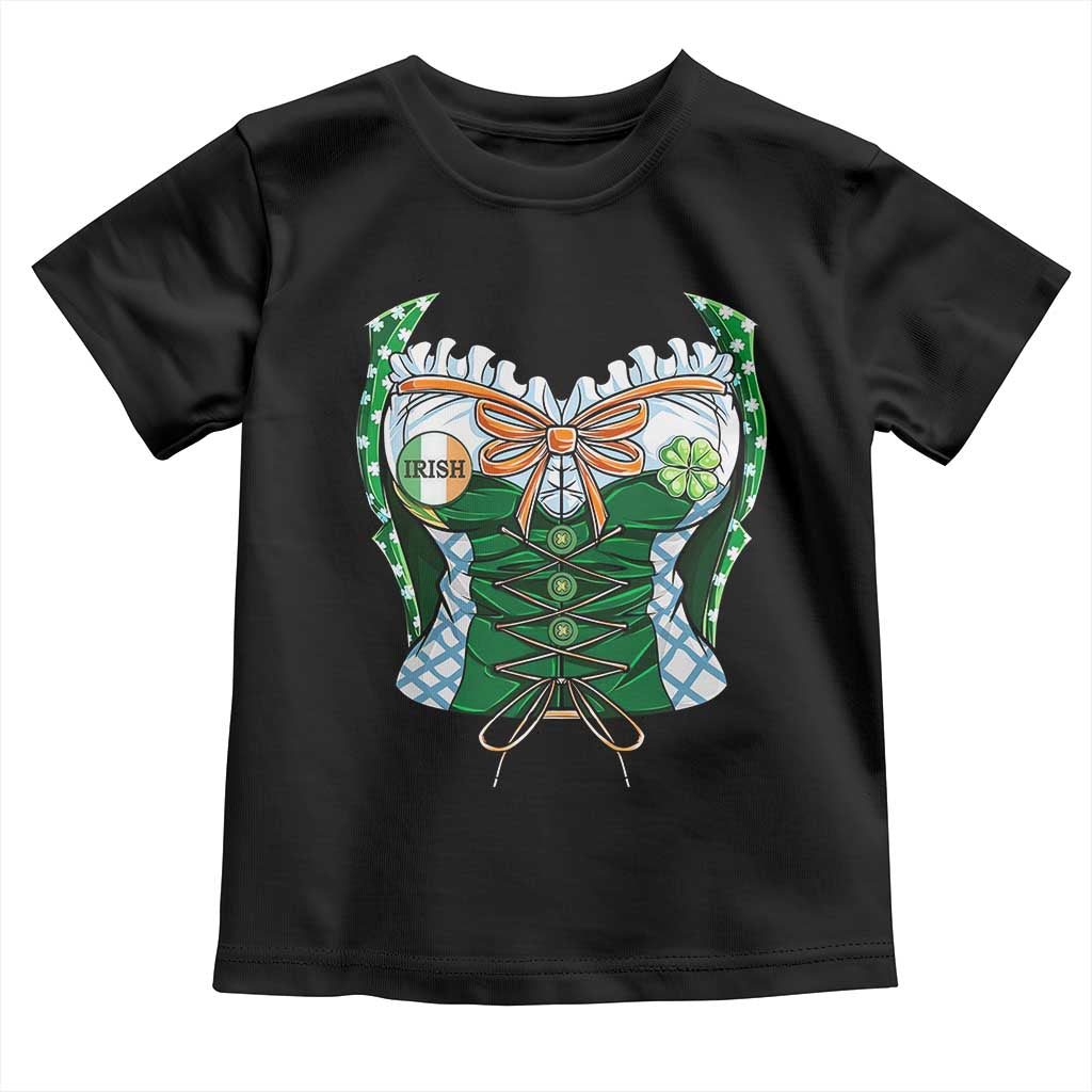 Funny St Patricks Day Toddler T Shirt Women Leprechaun Costume TS02 Black Print Your Wear
