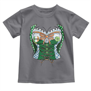 Funny St Patricks Day Toddler T Shirt Women Leprechaun Costume TS02 Charcoal Print Your Wear