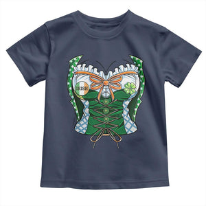 Funny St Patricks Day Toddler T Shirt Women Leprechaun Costume TS02 Navy Print Your Wear