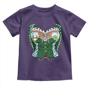 Funny St Patricks Day Toddler T Shirt Women Leprechaun Costume TS02 Purple Print Your Wear