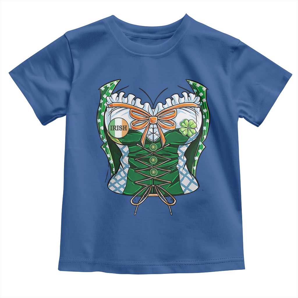 Funny St Patricks Day Toddler T Shirt Women Leprechaun Costume TS02 Royal Blue Print Your Wear